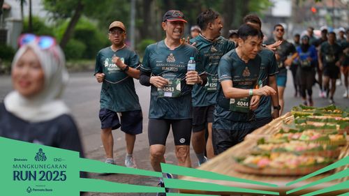 Race photo from Mangkunegaran Run 2025