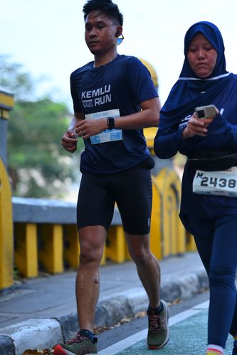 Race photo from KEMLU RUN 2025