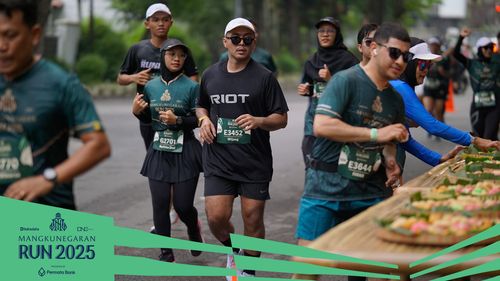 Race photo from Mangkunegaran Run 2025