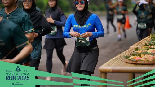 Race photo from Mangkunegaran Run 2025