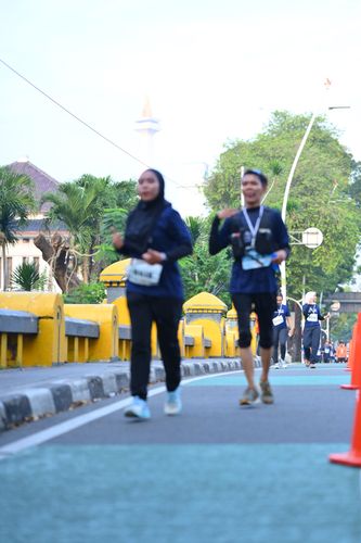 Race photo from KEMLU RUN 2025