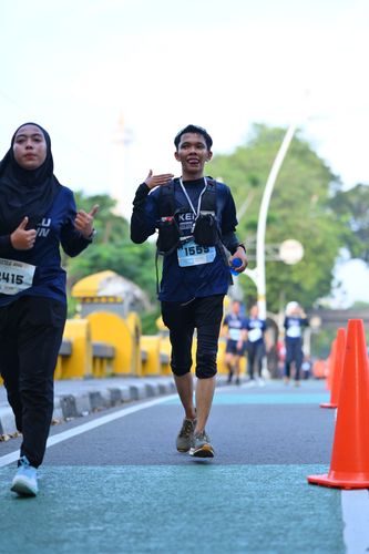 Race photo from KEMLU RUN 2025