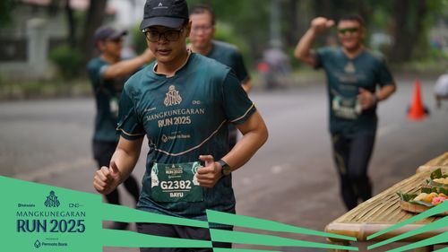 Race photo from Mangkunegaran Run 2025