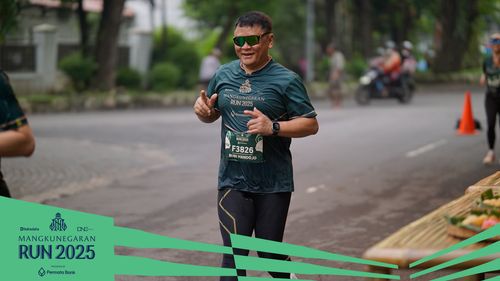 Race photo from Mangkunegaran Run 2025