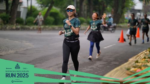 Race photo from Mangkunegaran Run 2025