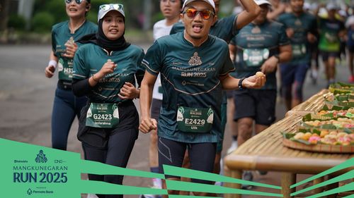 Race photo from Mangkunegaran Run 2025