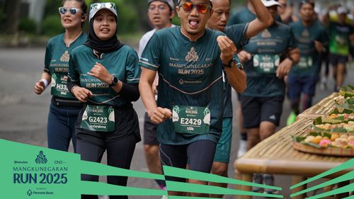 Race photo from Mangkunegaran Run 2025