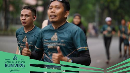 Race photo from Mangkunegaran Run 2025