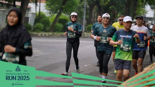 Race photo from Mangkunegaran Run 2025
