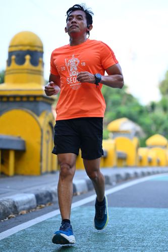 Race photo from KEMLU RUN 2025