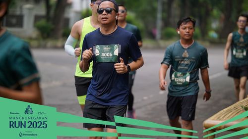 Race photo from Mangkunegaran Run 2025