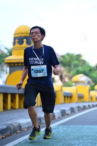 Race photo from KEMLU RUN 2025