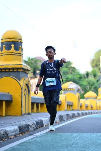 Race photo from KEMLU RUN 2025