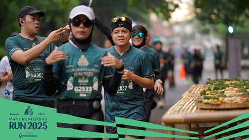 Race photo from Mangkunegaran Run 2025