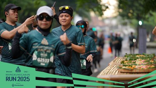 Race photo from Mangkunegaran Run 2025