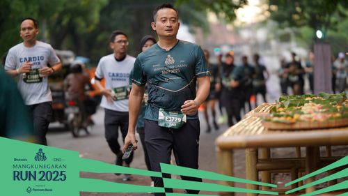 Race photo from Mangkunegaran Run 2025