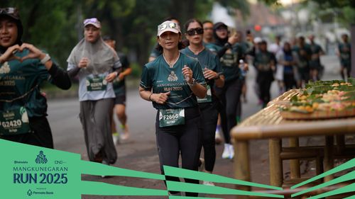 Race photo from Mangkunegaran Run 2025