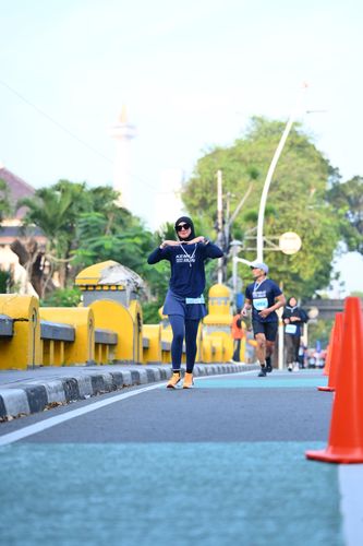 Race photo from KEMLU RUN 2025
