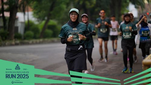 Race photo from Mangkunegaran Run 2025