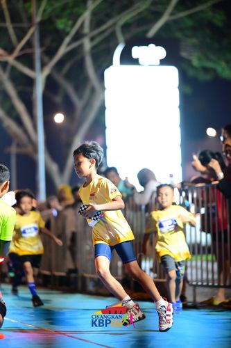 Race photo from CISANGKAN KBP CITY RUN 2025