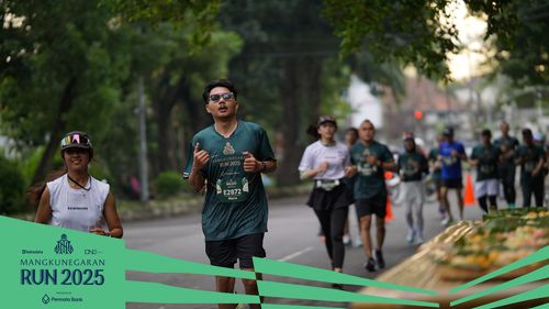 Race photo from Mangkunegaran Run 2025
