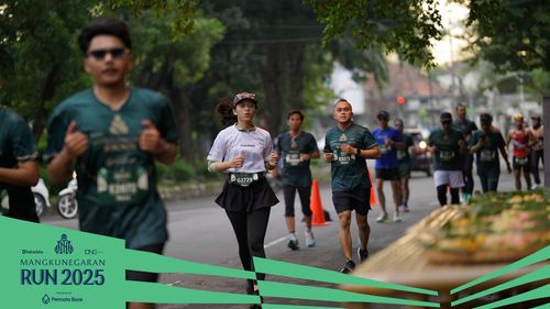 Race photo from Mangkunegaran Run 2025