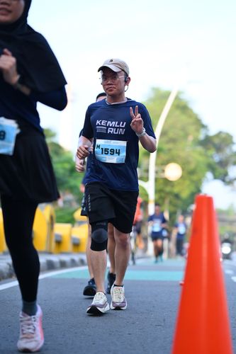 Race photo from KEMLU RUN 2025