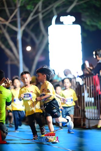 Race photo from CISANGKAN KBP CITY RUN 2025