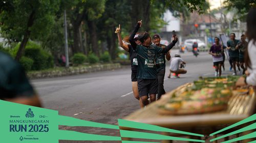 Race photo from Mangkunegaran Run 2025