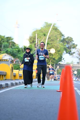 Race photo from KEMLU RUN 2025