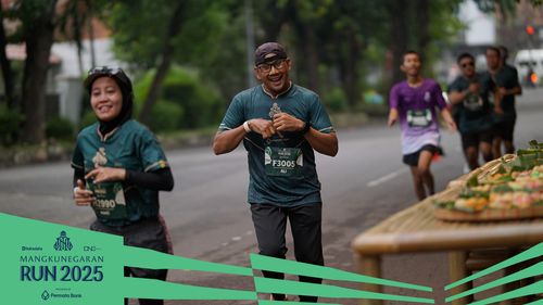Race photo from Mangkunegaran Run 2025