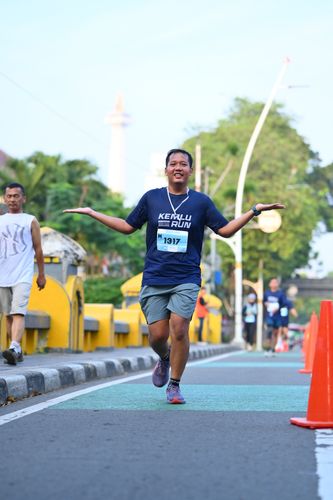 Race photo from KEMLU RUN 2025
