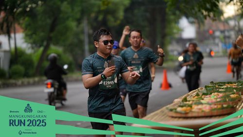 Race photo from Mangkunegaran Run 2025