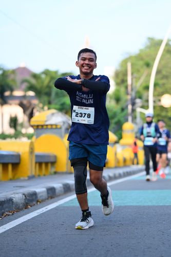 Race photo from KEMLU RUN 2025