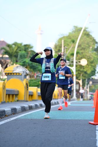 Race photo from KEMLU RUN 2025