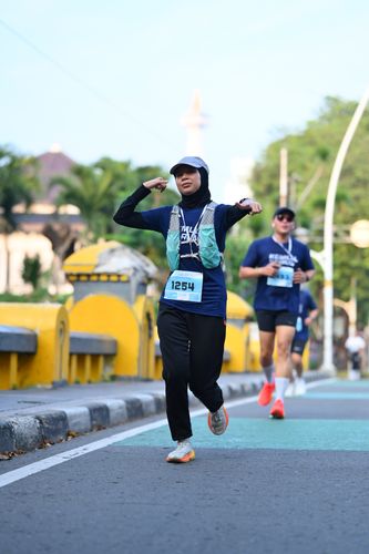 Race photo from KEMLU RUN 2025