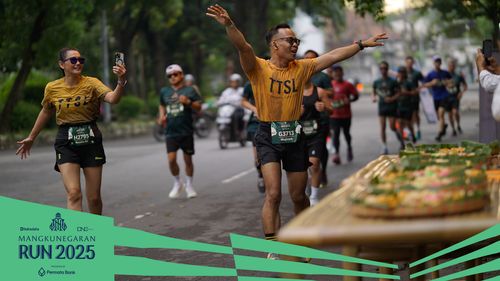 Race photo from Mangkunegaran Run 2025