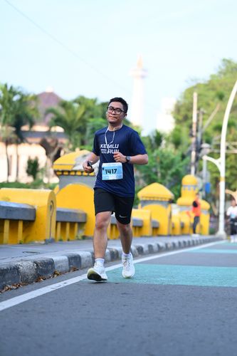 Race photo from KEMLU RUN 2025