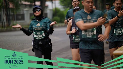Race photo from Mangkunegaran Run 2025