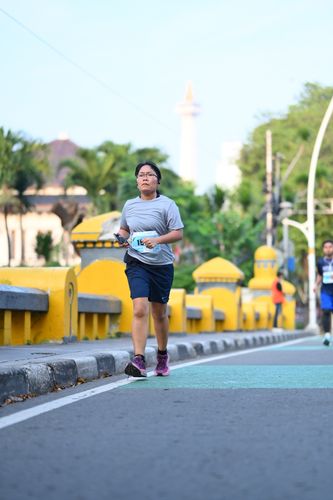 Race photo from KEMLU RUN 2025