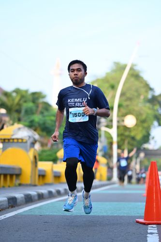 Race photo from KEMLU RUN 2025