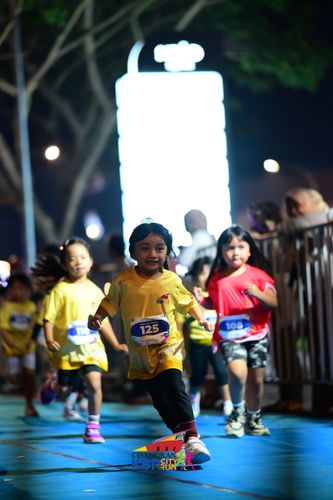 Race photo from CISANGKAN KBP CITY RUN 2025