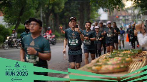 Race photo from Mangkunegaran Run 2025
