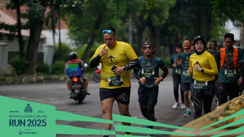 Race photo from Mangkunegaran Run 2025