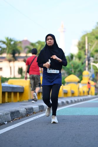 Race photo from KEMLU RUN 2025