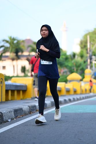 Race photo from KEMLU RUN 2025