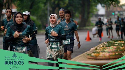 Race photo from Mangkunegaran Run 2025