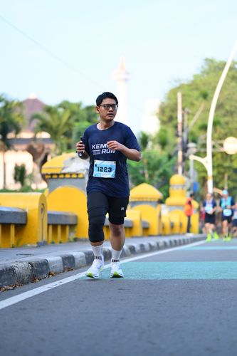 Race photo from KEMLU RUN 2025