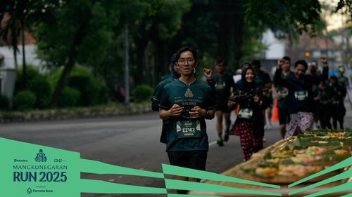 Race photo from Mangkunegaran Run 2025