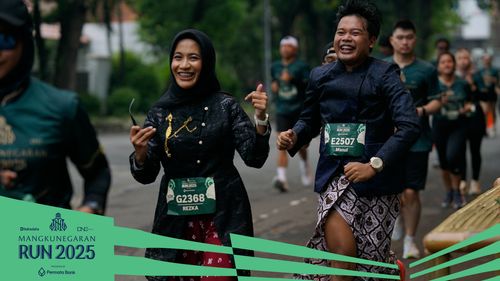Race photo from Mangkunegaran Run 2025